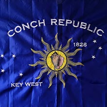 Key West Conch Republic Double-Sided Heavy Duty 300D Nylon Flags Flown Over Mallory Square and with Certificate of Authenticity