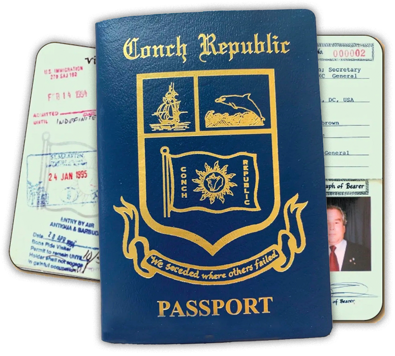 Conch Republic Classic and Diplomat Passports