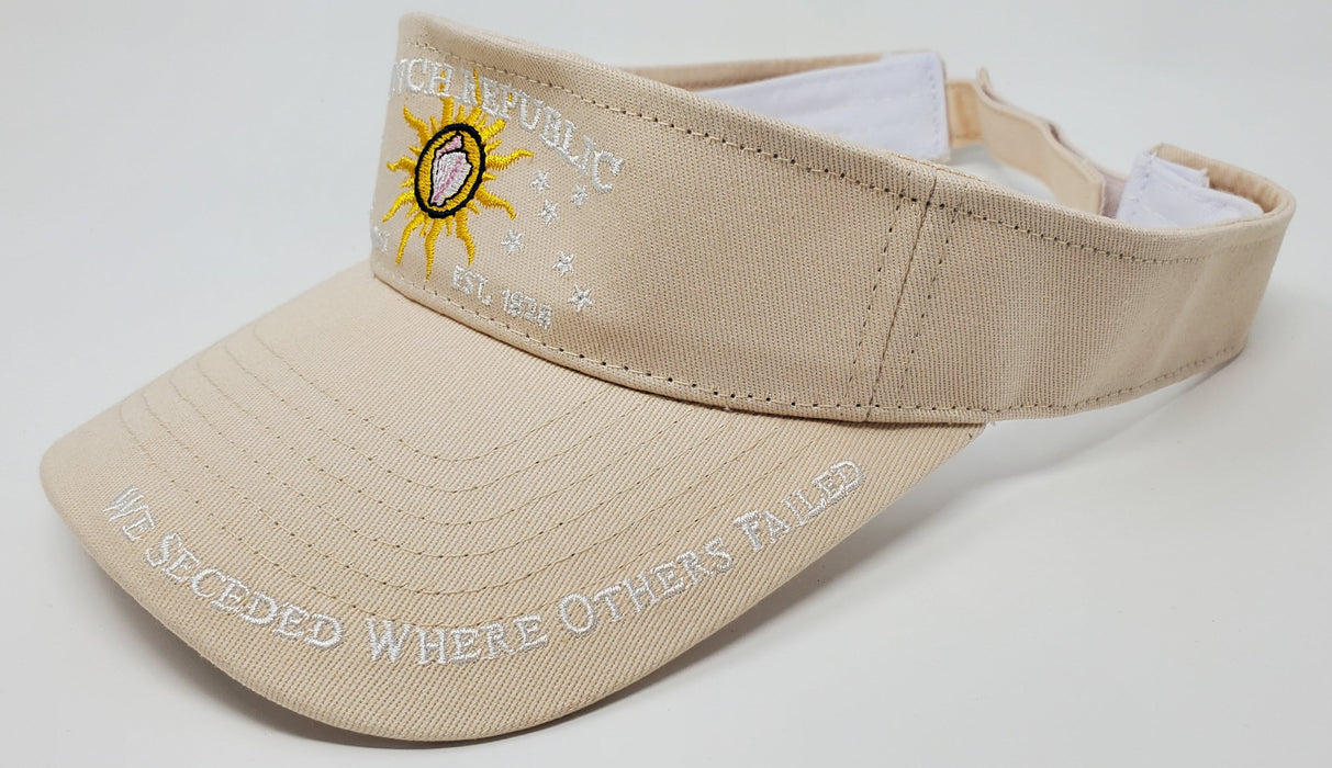 Conch Republic Key West Visors - "We Seceded Where Others Failed" Embroidered Women's Visors
