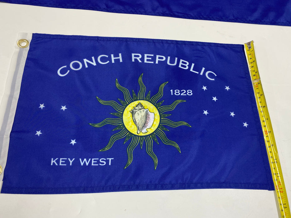 2' x 3' Conch Republic Independence Single-Sided Printed Flag from Key West, Florida - 100% Polyester