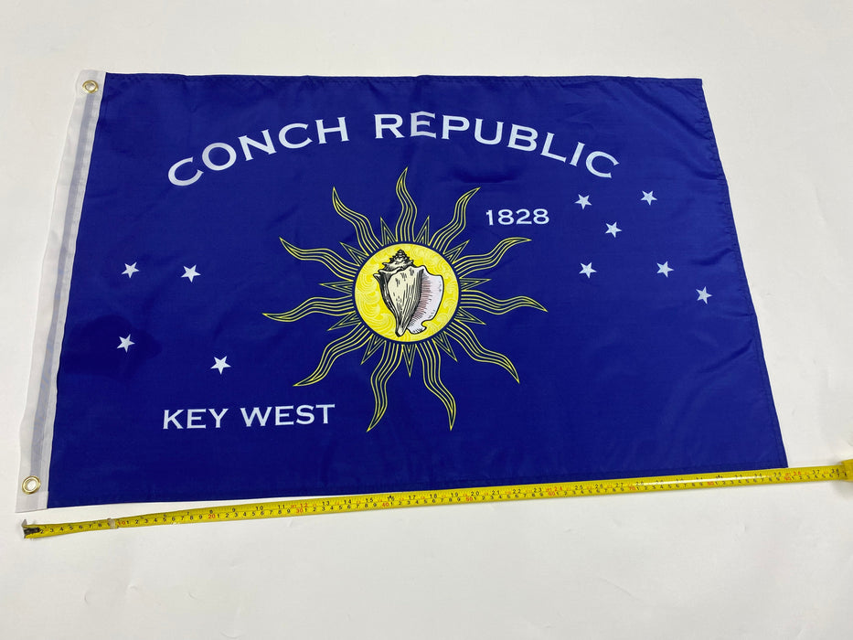 2' x 3' Conch Republic Independence Single-Sided Printed Flag from Key West, Florida - 100% Polyester